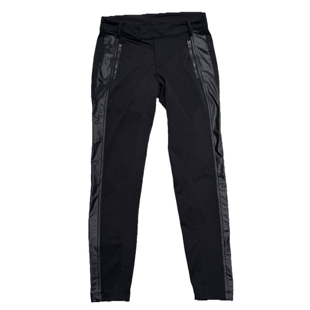 Lululemon Here To There Pants Womens 4 Black Tailored Bike To Office Zip Pockets - Picture 1 of 16